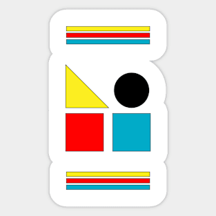 Abstract Geometry #10 Sticker